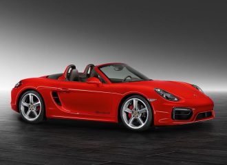 Φλογερή κατακόκκινη Porsche Boxster S ‘Guards Red’