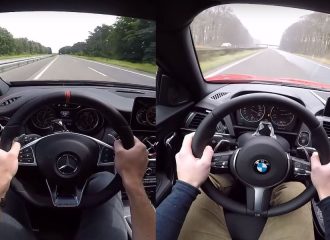 Κόντρα 0-250 χλμ./ώρα μεταξύ BMW M140i & Mercedes-Benz A45 AMG (+video)