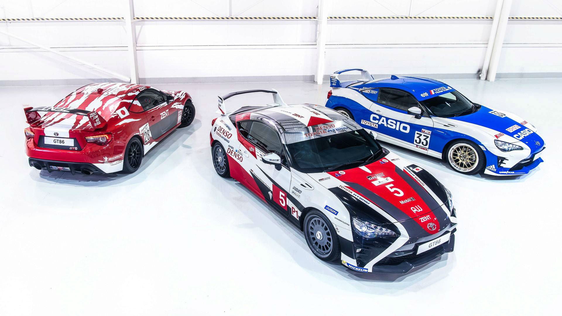 3 Toyota GT86 αφιερωμένα στο Le Mans (+video)