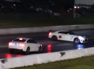 «Πιλότος» με Nissan GT-R τρακάρει στο ίσωμα (+video)