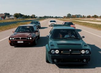 Η Lancia Delta Futurista συναντά τους προγόνους της (+video)