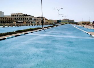 Έβαψαν μπλε δρόμους στο Κατάρ. Δείτε γιατί.
