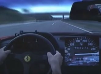 Ιστορικές τελικές με Ferrari F40 (+video)