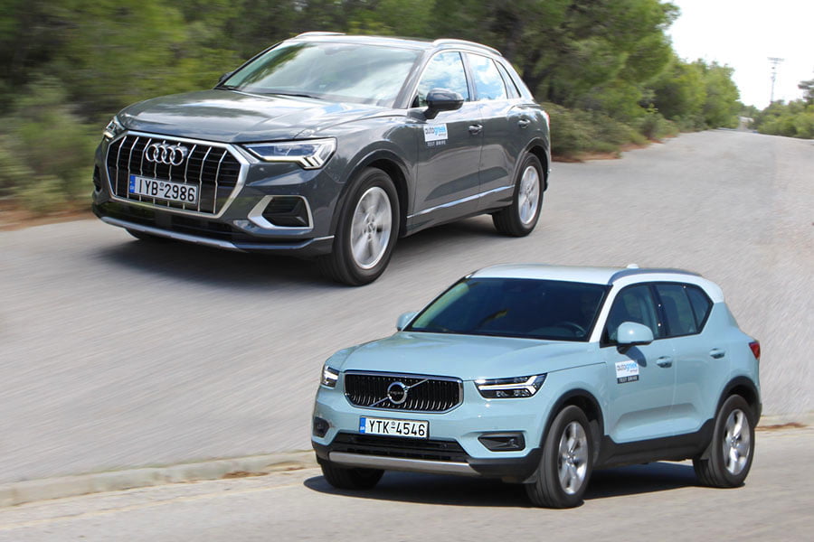 Audi Q3 35 TFSI VS Volvo XC40 T3 AutoGreekNews