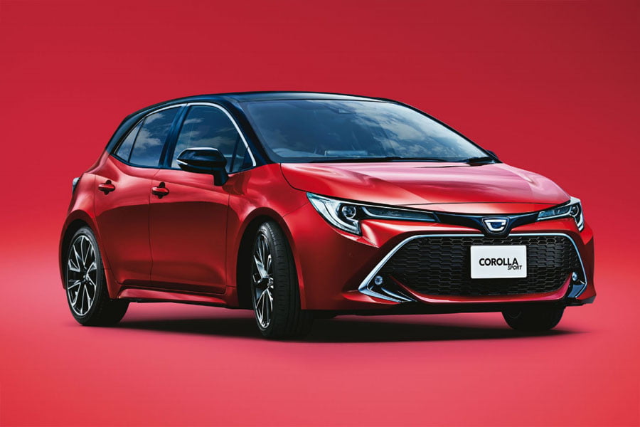Наклейка 4wd toyota corolla