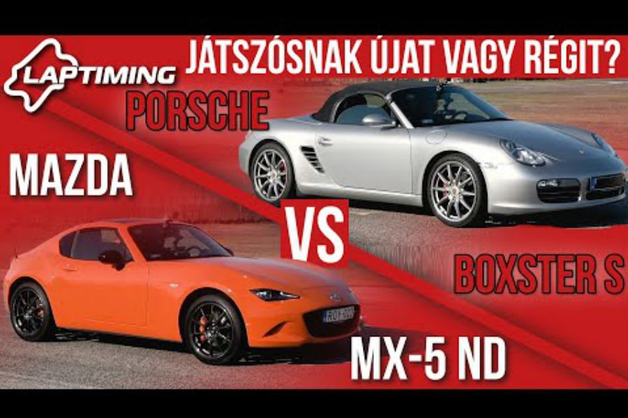 Είναι ταχύτερο το Mazda MX-5 από Porsche Boxster;