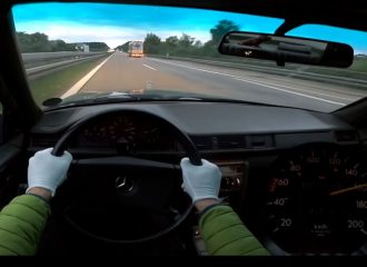 «Σανίδα» με Mercedes W124 250D (+video)