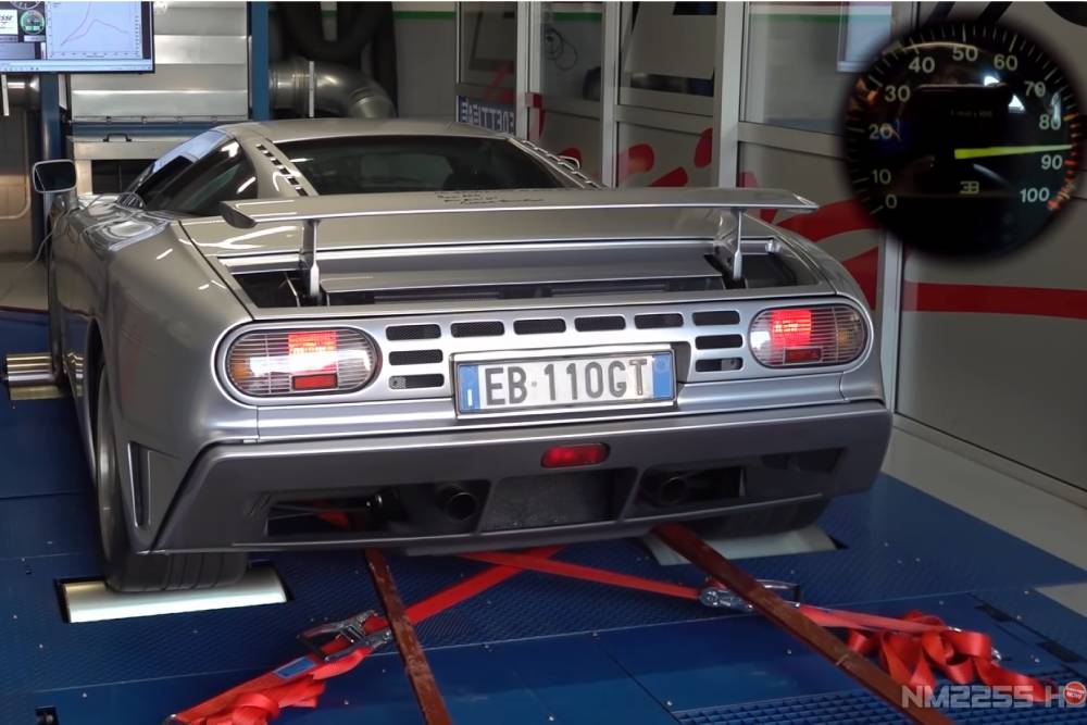 Bugatti EB110 ταρακουνάει τα ράουλα (+video)