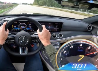 Mercedes E63 S AMG 300αρίζει στην Autobahn!