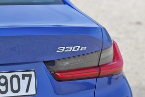 BMW-330e rear light