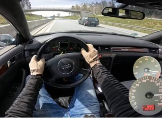 Audi S6 20ετίας τρέμει ολόκληρο στην autobahn (+video)