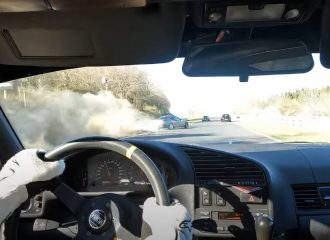 Απίστευτο σώσιμο BMW 335i με 150 χλμ./ώρα (+video)