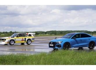 Το Audi RS 3 αυθαδιάζει στο Quattro S1 (+video)