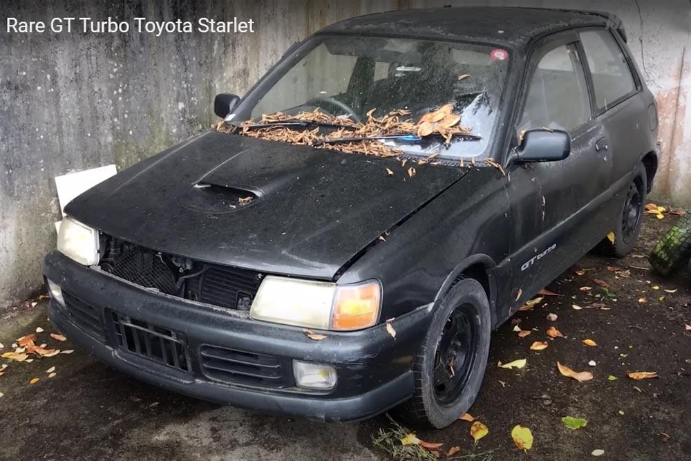 Ανάσταση παρατημένου Toyota Starlet GT Turbo