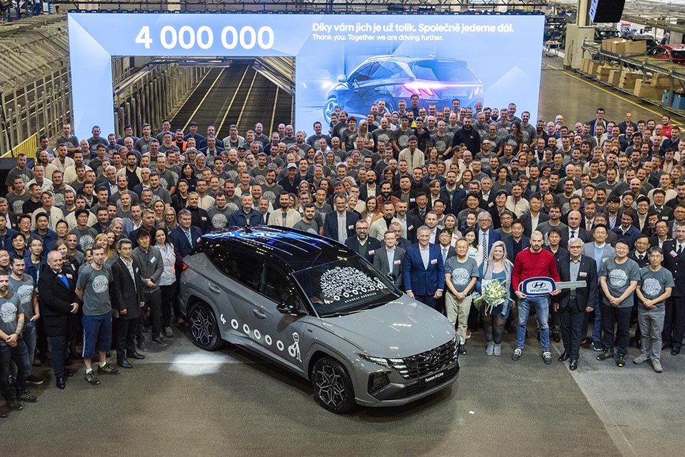 4 εκατομμύρια Hyundai από το εργοστάσιο της Τσεχίας