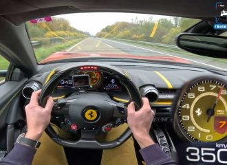 Ferrari με 165.000 χλμ. καλπάζει στα 351 χλμ./ώρα (+video)