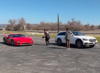Mercedes E-Class PHEV ξεραίνει Ferrari F40! (+video)