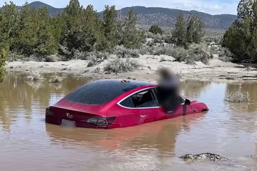 Αυτόνομο Tesla βούτηξε σε λίμνη! (+video)